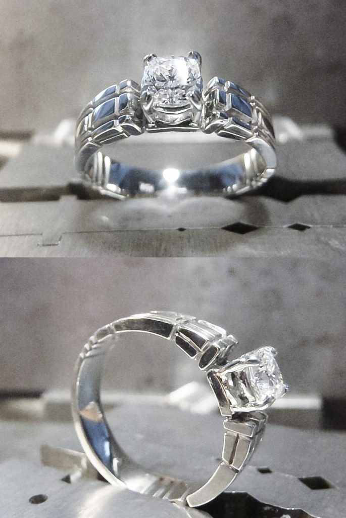 Diamond Engagement Ring, 14K gold, 2013