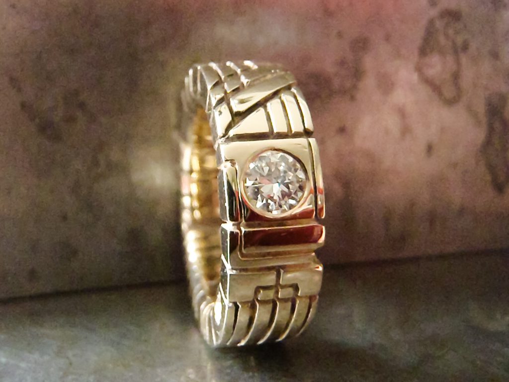 Heirloom Diamond Engagement Ring, 14K Gold, 2010