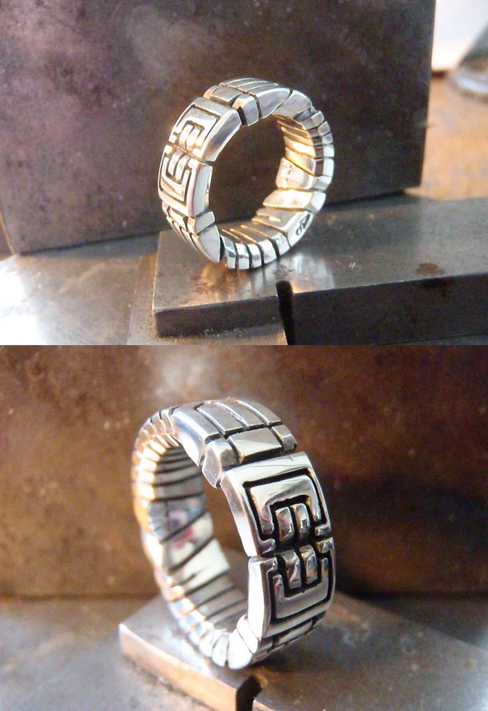 Fastener Ring, Sterling Silver, 2011