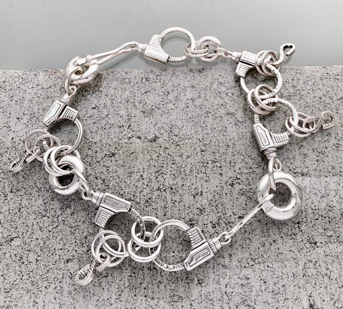 Sterling Silver KC Cuff Muttchain necklace, 2020